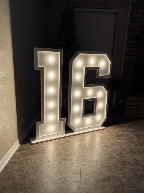 4ft Marquee Numbers