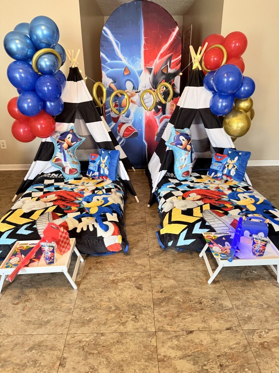 Sleepover tent rental